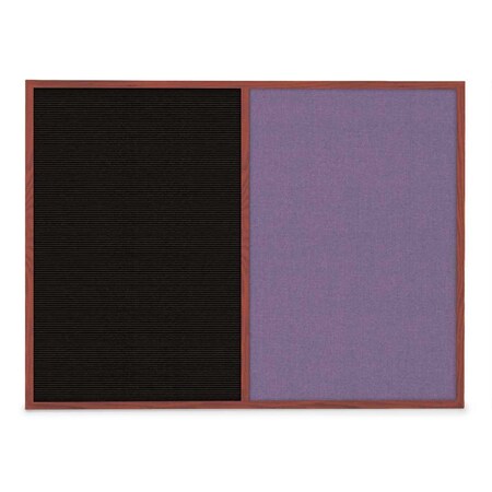 United Visual Products Slim Style Indoor Enclosed Corkboard, 48", UVRDS48SBH-BLACK-CLOUD UVRDS48SBH-BLACK-CLOUD